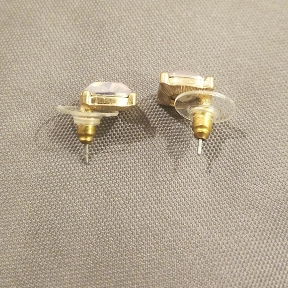 Light Pink Gumdrop Stud Earrings - Picture 3 of 6